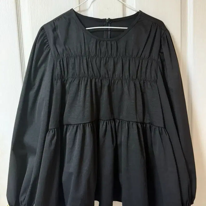 [BUNJANG] Plus Size Black Blouse / 플러스사이즈 블랙 블라우스