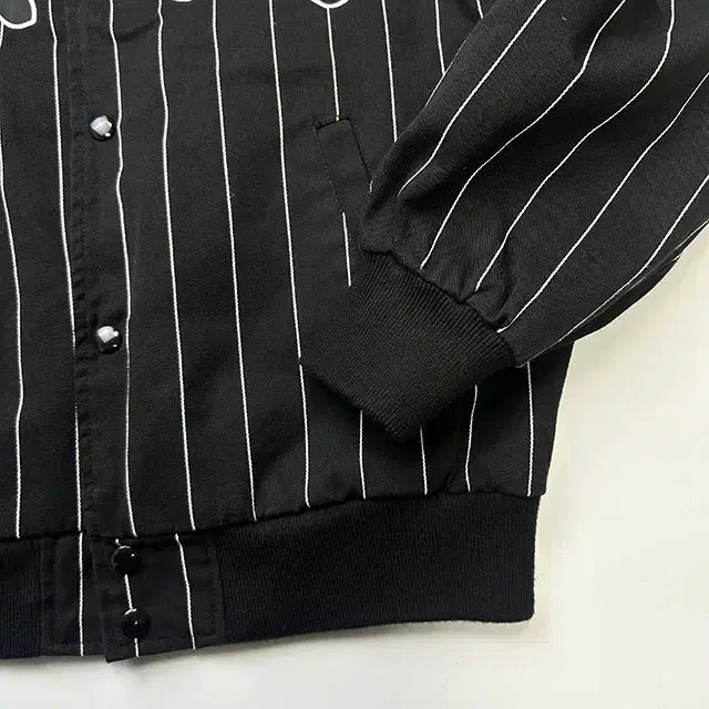 [BUNJANG] Supreme 19SS Pinstripe Varsity Jacket / SUPREME 19SS Pinstripe 슈프림 바시티 자켓