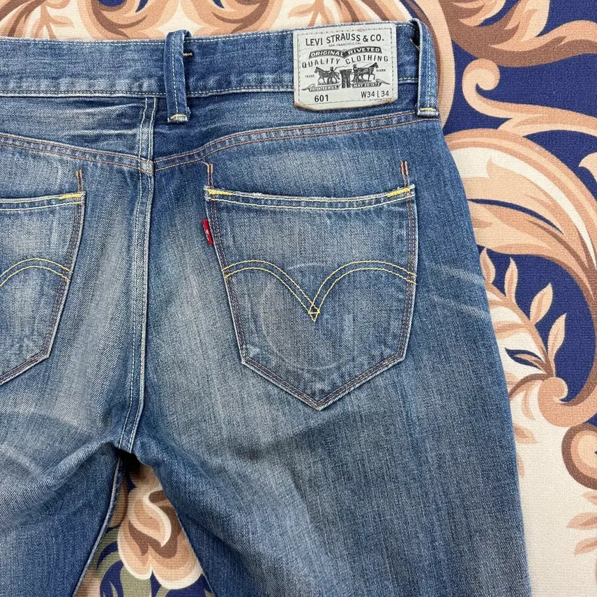 [BUNJANG] Levi's 601 Washed Denim Pants / (34)리바이스 Levis 601 워싱 데님팬츠