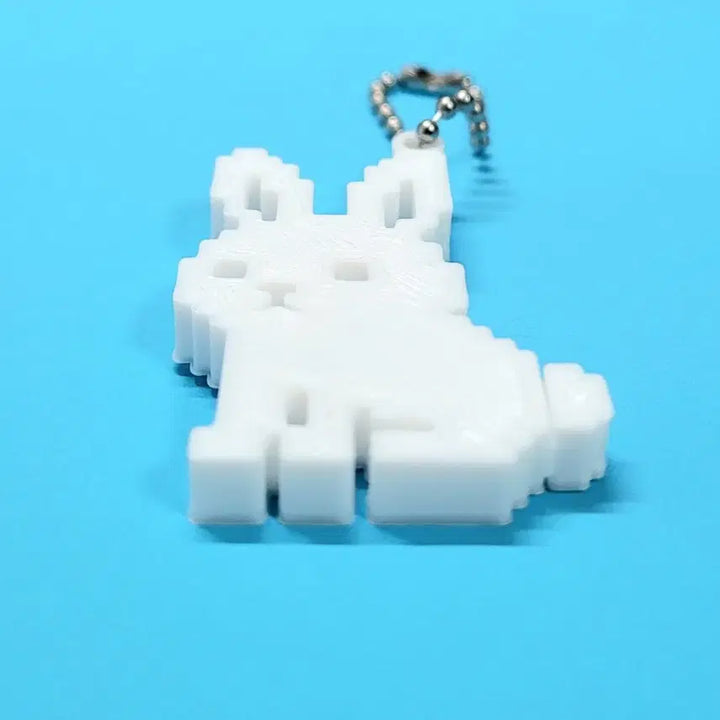 [BUNJANG] 8-Bit Rabbit Keyring / 토끼 8비트 키링 키체인