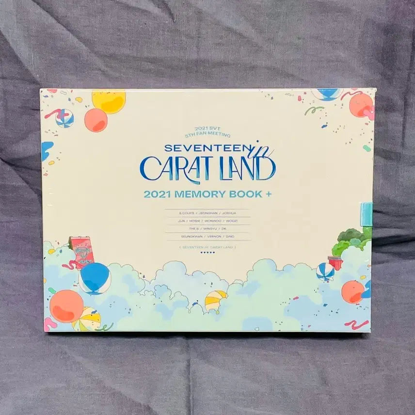 세븐틴 캐럿랜드 2021 메모리북 dvd 딥디 미개봉