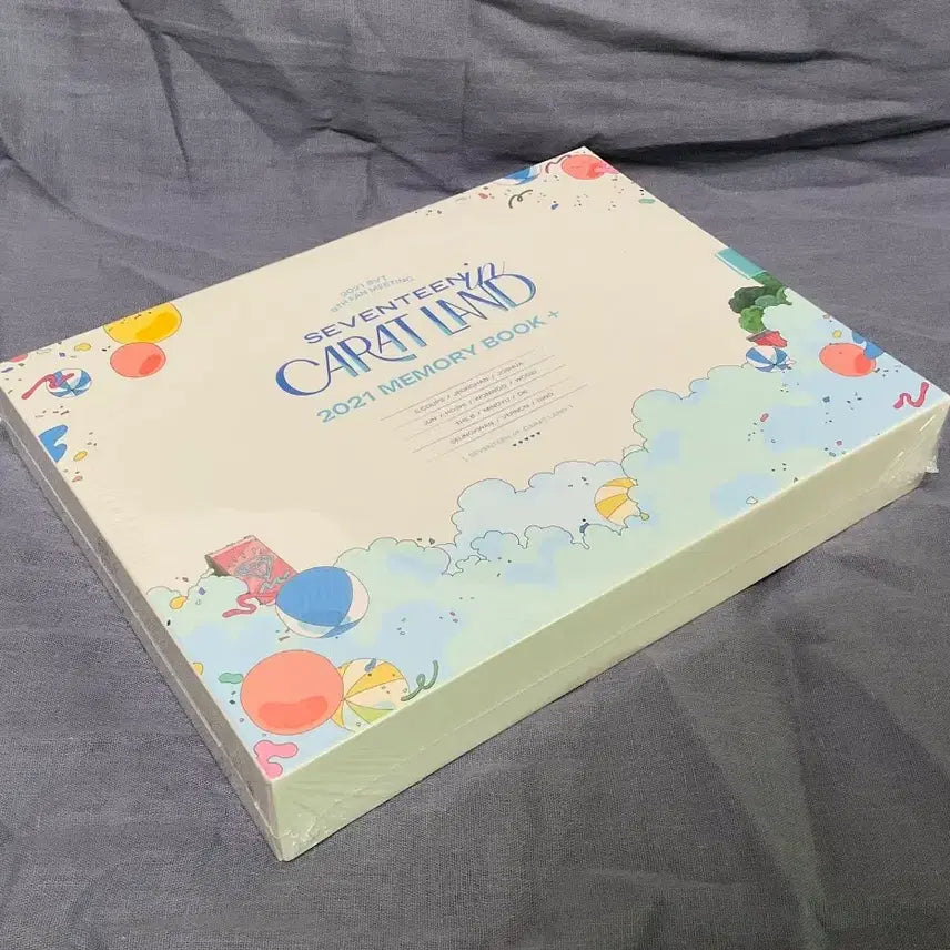 세븐틴 캐럿랜드 2021 메모리북 dvd 딥디 미개봉