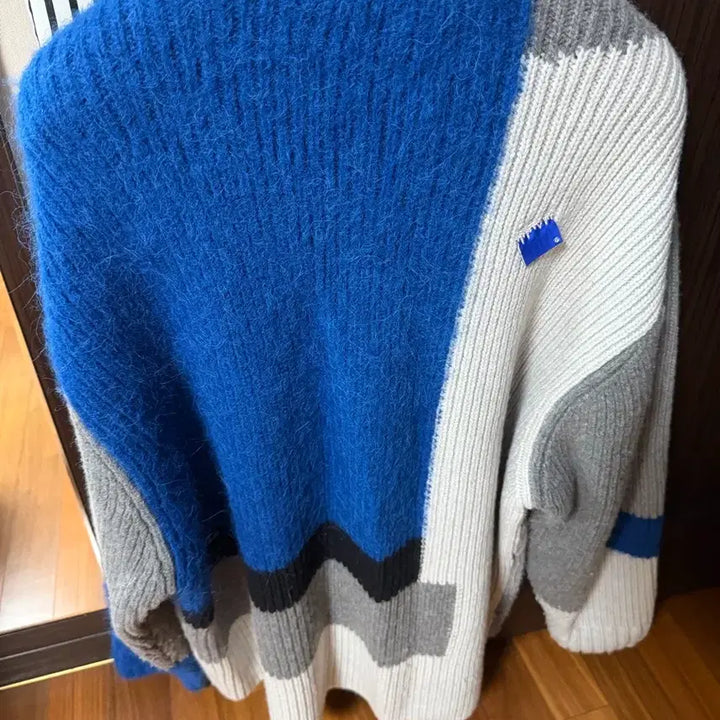 [BUNJANG] Ader Error X Zara Patchwork Oversized Knit Sweater / S-M) 아더에러 X 자라 패치워크 오버사이즈 니트 스웨터 멀티컬러