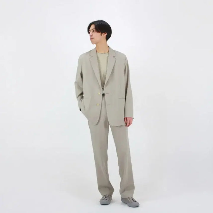 [BUNJANG] Auralee 20SS Wool Dobby Setup Size 4 / 오라리 20ss 울도비 셋업 4사이즈