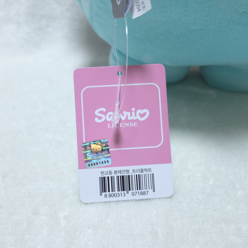 [BUNJANG] Sanrio Hangyodon Triple Heart Plush Doll 27cm / (새상품/정품) 산리오 트리플 하트 한교동 중형 인형 27cm