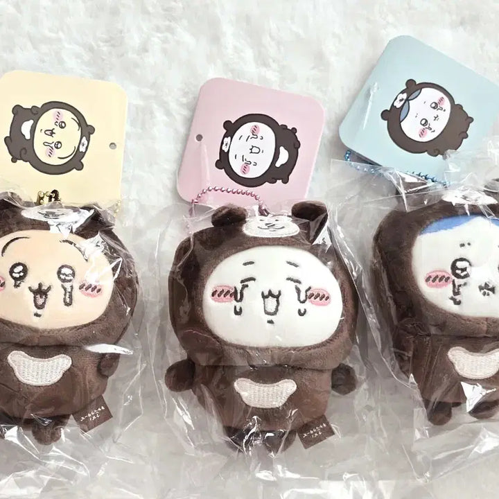 [BUNJANG] Chiikawa Malay Bear Mascot Set (Chiikawa, Usagi, Hachiware) / 치이카와 말레이곰 마스코트set(치이카와,우사기,하치와레)