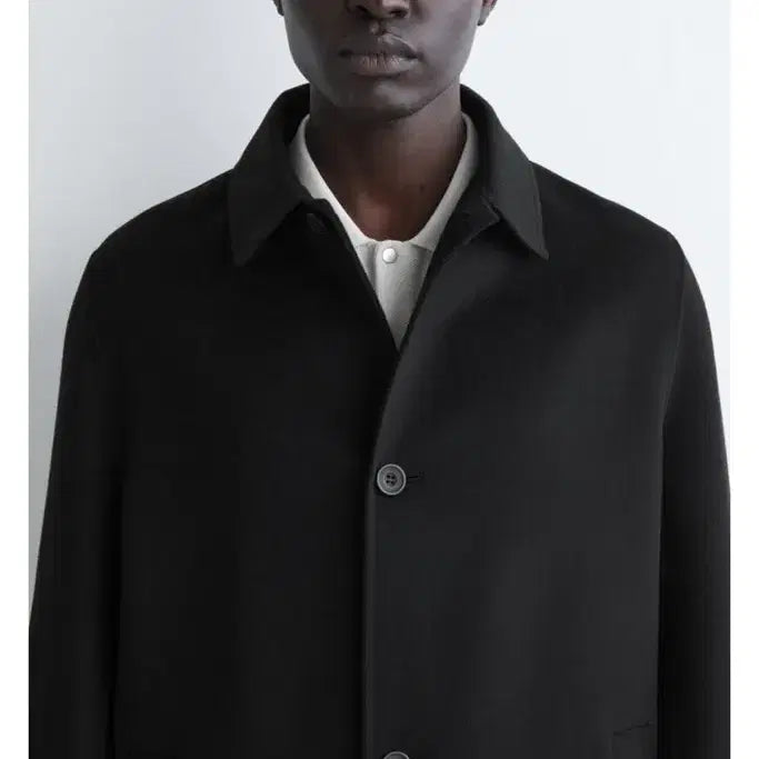 [BUNJANG] COS Split Wool Cacoon Coat Black S / COS 코스 스플릿 울 카코트 블랙 S