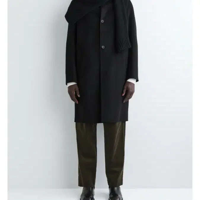 [BUNJANG] COS Split Wool Cacoon Coat Black S / COS 코스 스플릿 울 카코트 블랙 S