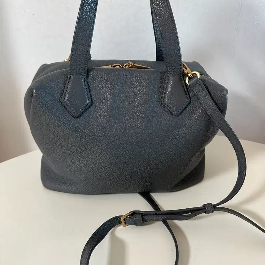 [BUNJANG] Couronne Leather Tote Crossbody Bag / 쿠론 가죽 토트겸 크로스백