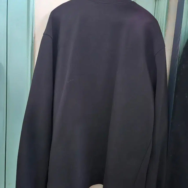 [BUNJANG] Model Line Black Collarless Cardigan / 모델라인 블랙 노카라 가디건 XL-2XL