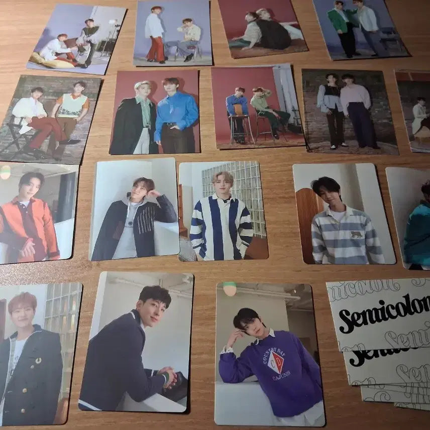 세븐틴 세미콜론앨범 semicolon 13 멤버 일괄  포카 13멤버