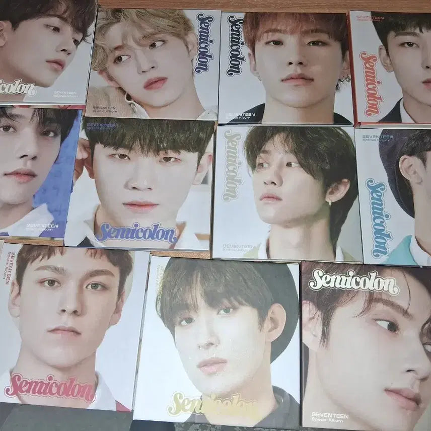 세븐틴 세미콜론앨범 semicolon 13 멤버 일괄  포카 13멤버