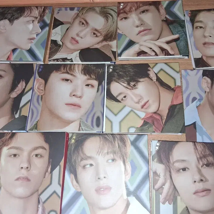 세븐틴 세미콜론앨범 semicolon 13 멤버 일괄  포카 13멤버