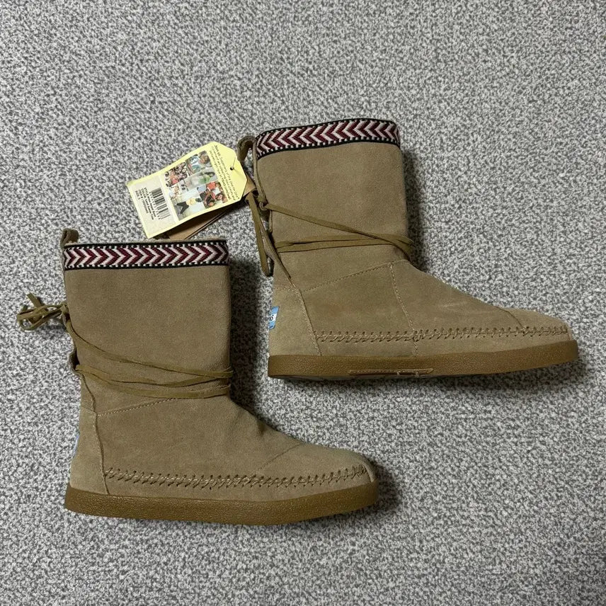 [BUNJANG] TOMS Nepal Suede Boots 220 / [택달린 새상품] TOMS 탐스 네팔 스웨이드 부츠 220