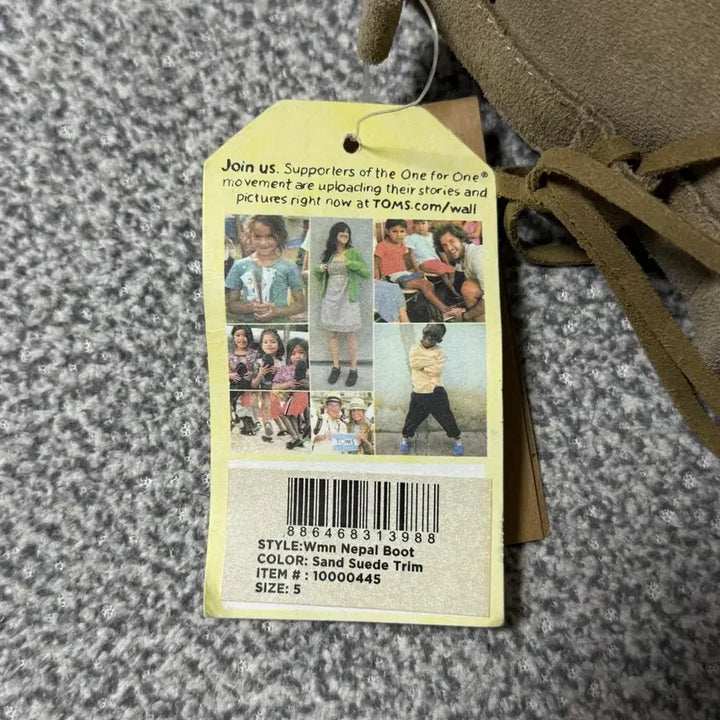 [BUNJANG] TOMS Nepal Suede Boots 220 / [택달린 새상품] TOMS 탐스 네팔 스웨이드 부츠 220