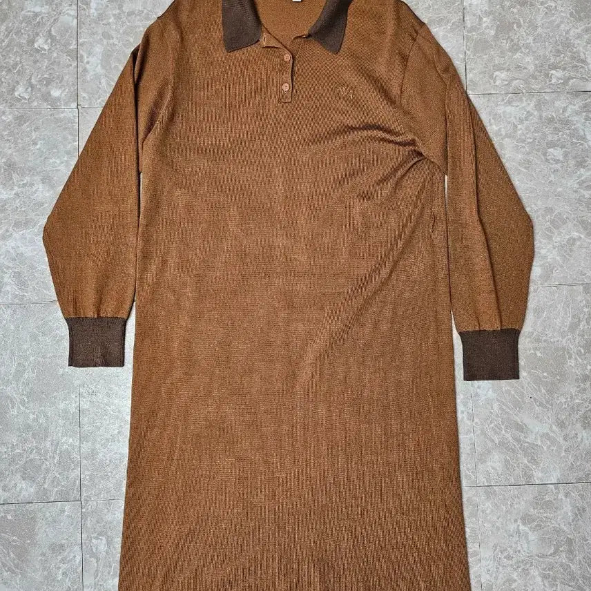 [BUNJANG] Uniqlo JW Anderson Collared Knit Long Dress / 유니클로 JW앤더슨 카라넥 니트 롱 원피스