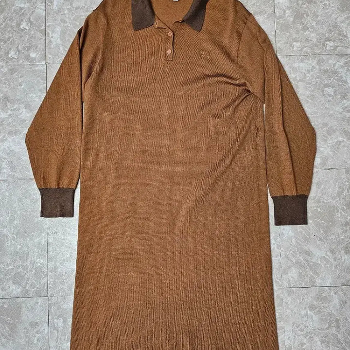 [BUNJANG] Uniqlo JW Anderson Collared Knit Long Dress / 유니클로 JW앤더슨 카라넥 니트 롱 원피스