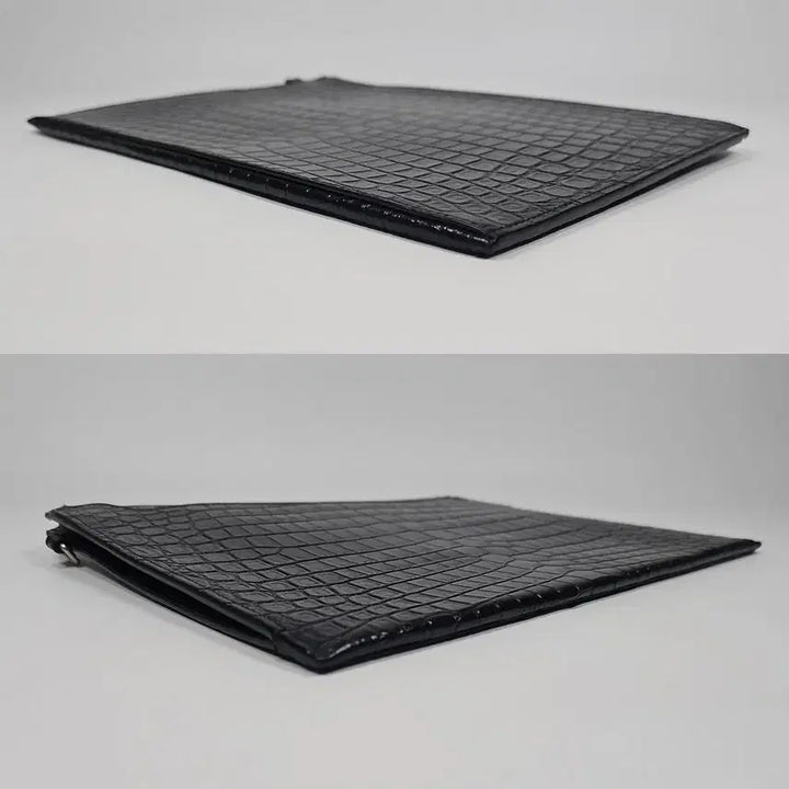 [BUNJANG] Saint Laurent Crocodile Catherine Tablet Clutch Bag / 생로랑 크로커다일 캐서린 타블렛 클러치백