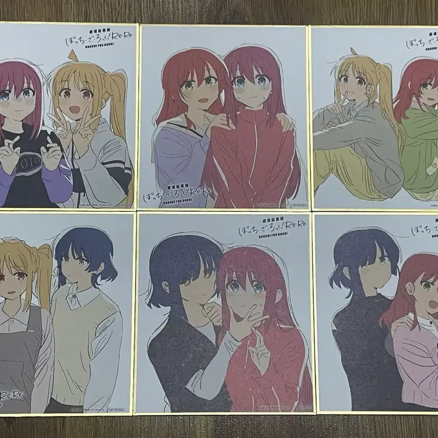 [SOLD OUT] 봇치더락 총집편 일본 현지 특전 색지 올컬렉 풀세트