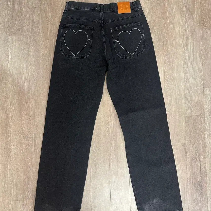 [BUNJANG] Carnet Volante Together Heart Denim Size 28 / 까르네볼란테 투게더 하트 데님 28 사이즈
