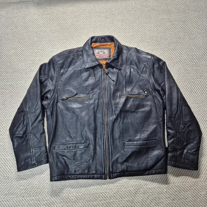 [BUNJANG] Leather Jacket / 소가죽 자켓