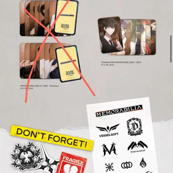 엔하이픈 개봉앨범 앨범 memorabilia 다크문 포토카드 포카