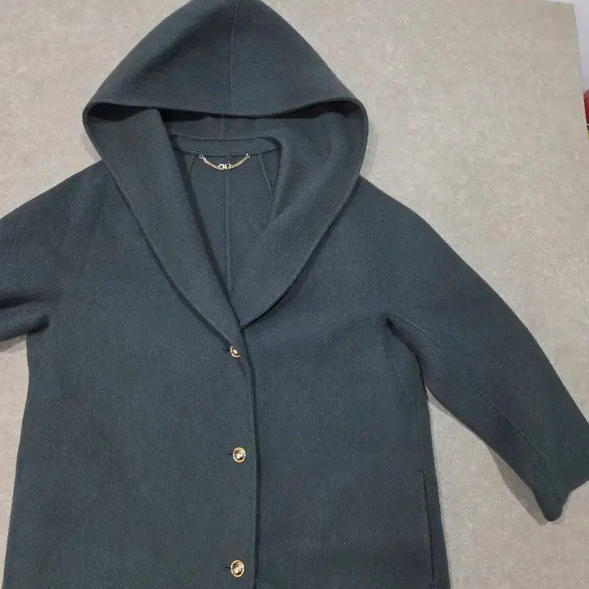 [BUNJANG] System Wool Blend Hooded Coat (Size 66) / 여성 66size 시스템 울 혼방 후드 코트