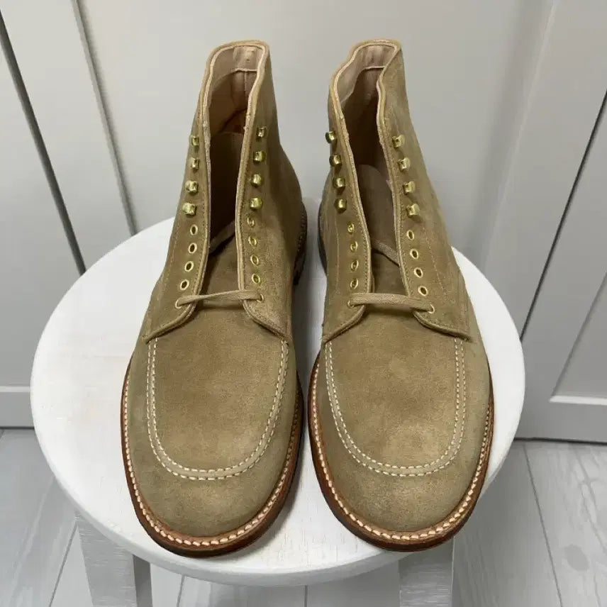 [BUNJANG] Alden Indy Boots Suede Tan 10D / 알든 인디부츠 스웨이드 탄 10D 새상품