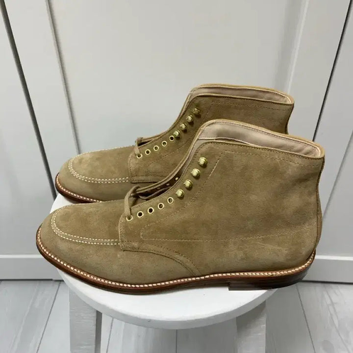 [BUNJANG] Alden Indy Boots Suede Tan 10D / 알든 인디부츠 스웨이드 탄 10D 새상품
