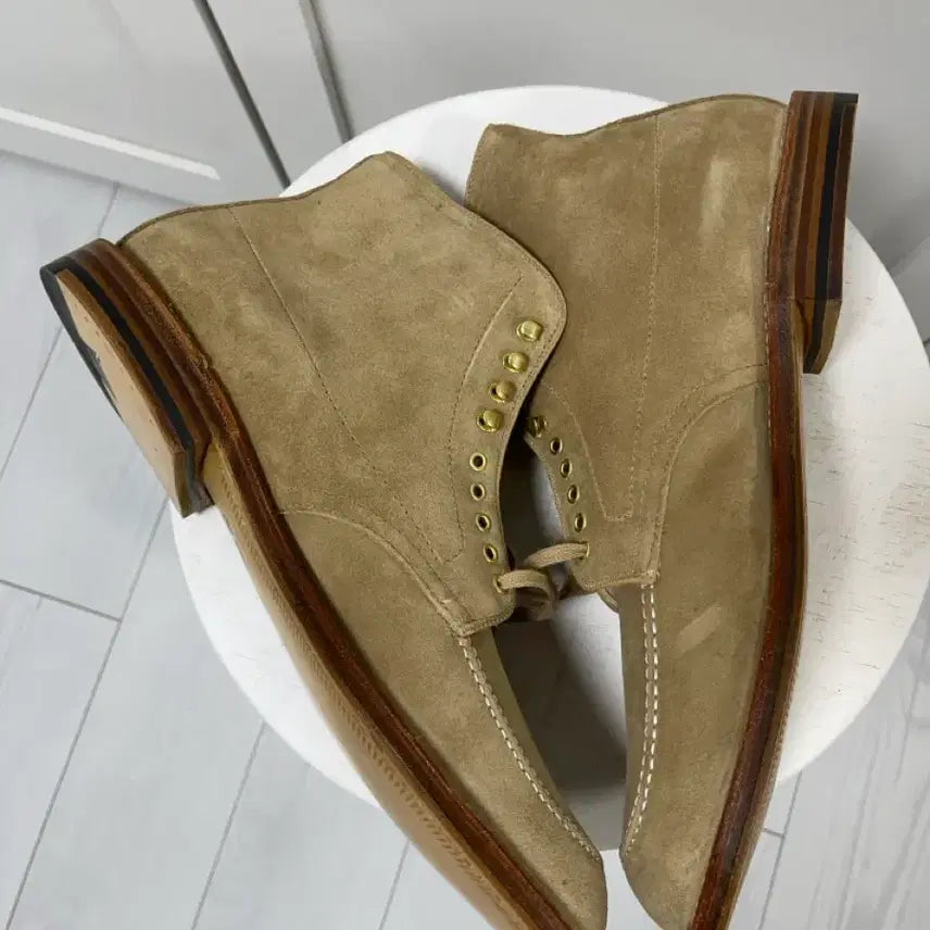 [BUNJANG] Alden Indy Boots Suede Tan 10D / 알든 인디부츠 스웨이드 탄 10D 새상품