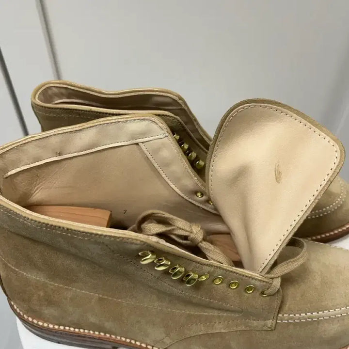 [BUNJANG] Alden Indy Boots Suede Tan 10D / 알든 인디부츠 스웨이드 탄 10D 새상품