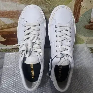 [BUNJANG] Fred Perry Underspin Leather Sneakers / 프레디페리 언더스핀 레더 스니커즈