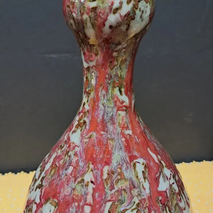 [BUNJANG] Celadon Porcelain Vase / 계혈류 요변도자기 산두병어(높이약37cm)