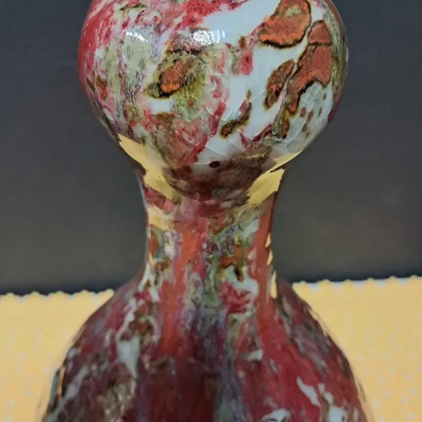 [BUNJANG] Celadon Porcelain Vase / 계혈류 요변도자기 산두병어(높이약37cm)