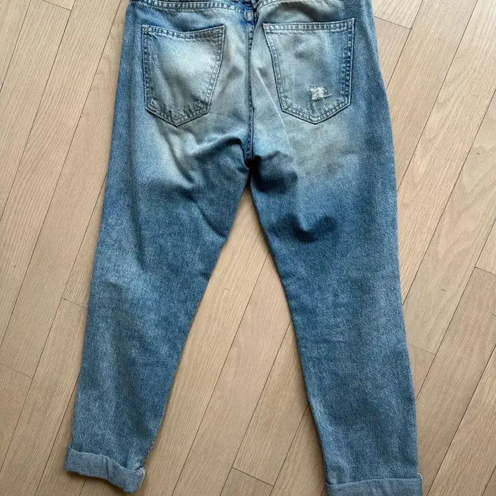 [BUNJANG] Current/Elliott Distressed Boyfriend Jeans / 커렌트엘리엇 24사이즈 디스트레스드 진 청바지 찢청 보이프렌드핏 데님