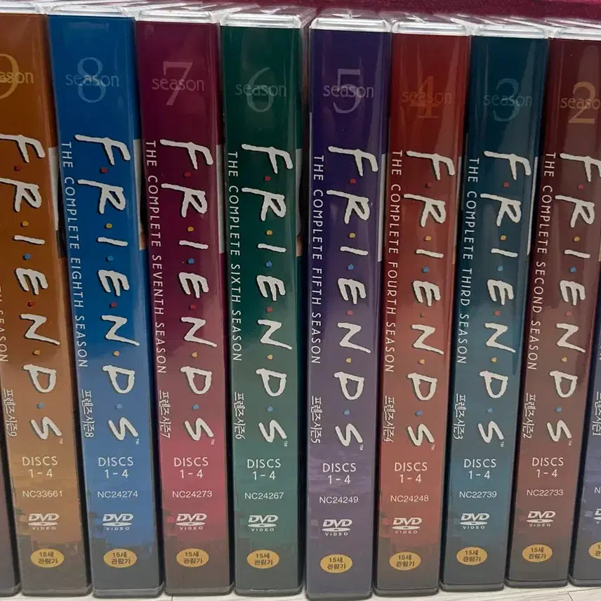 [BUNJANG] Friends Season 1-10 DVD Full Package Set / 프렌즈 전시즌 1-10 DVD + 책자 + 박스 풀세트 미국 영어 시트콤