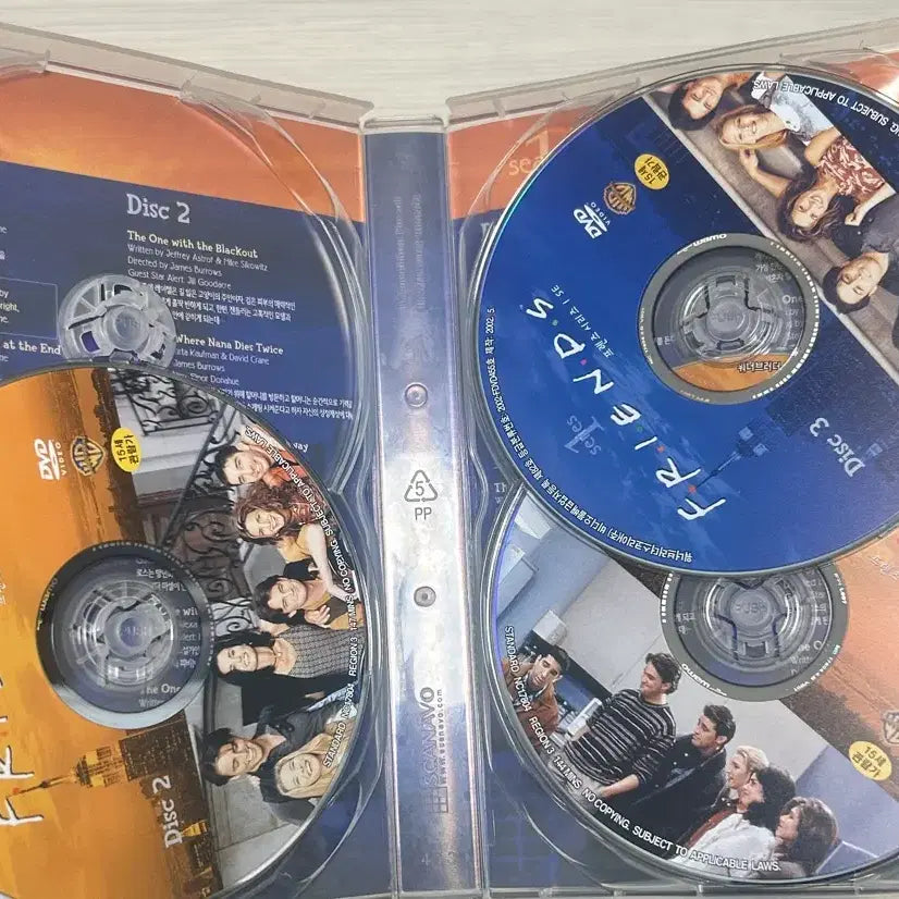 [BUNJANG] Friends Season 1-10 DVD Full Package Set / 프렌즈 전시즌 1-10 DVD + 책자 + 박스 풀세트 미국 영어 시트콤