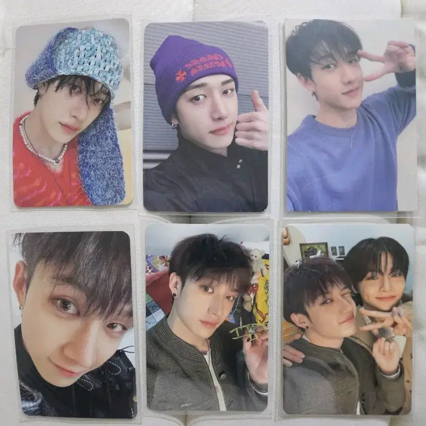 스키즈 방찬 포카 6장 뒷면