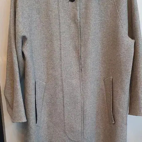 [BUNJANG] Studio Tomboy Gray Long Coat / 스튜디오 톰보이 회색 롱 코트 프리사이즈