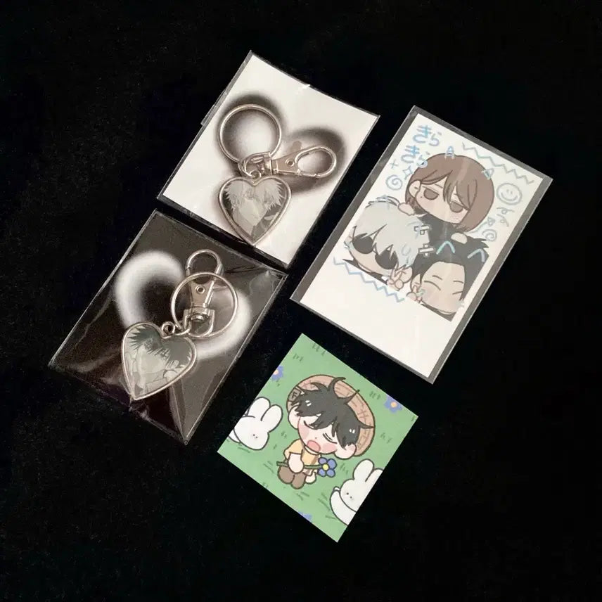 [SOLD OUT] 주술회전 고죠 사토루 후시구로 메구미 에폭시 키링 비공굿