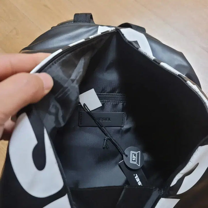 [BUNJANG] Diesel Black Backpack / 디젤 블랙 백팩 가방 남녀공용