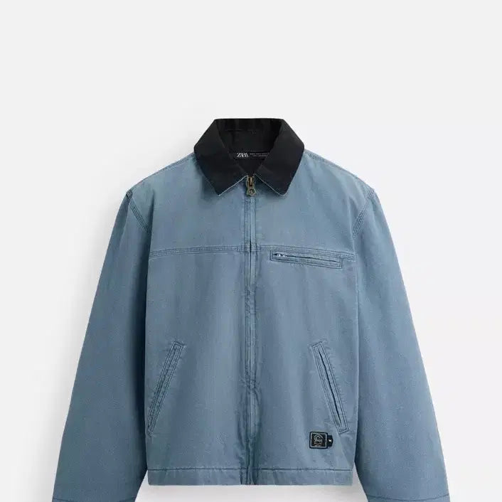 [BUNJANG] ZARA Quilted Jumper / 자라 워싱 퀄팅 점퍼