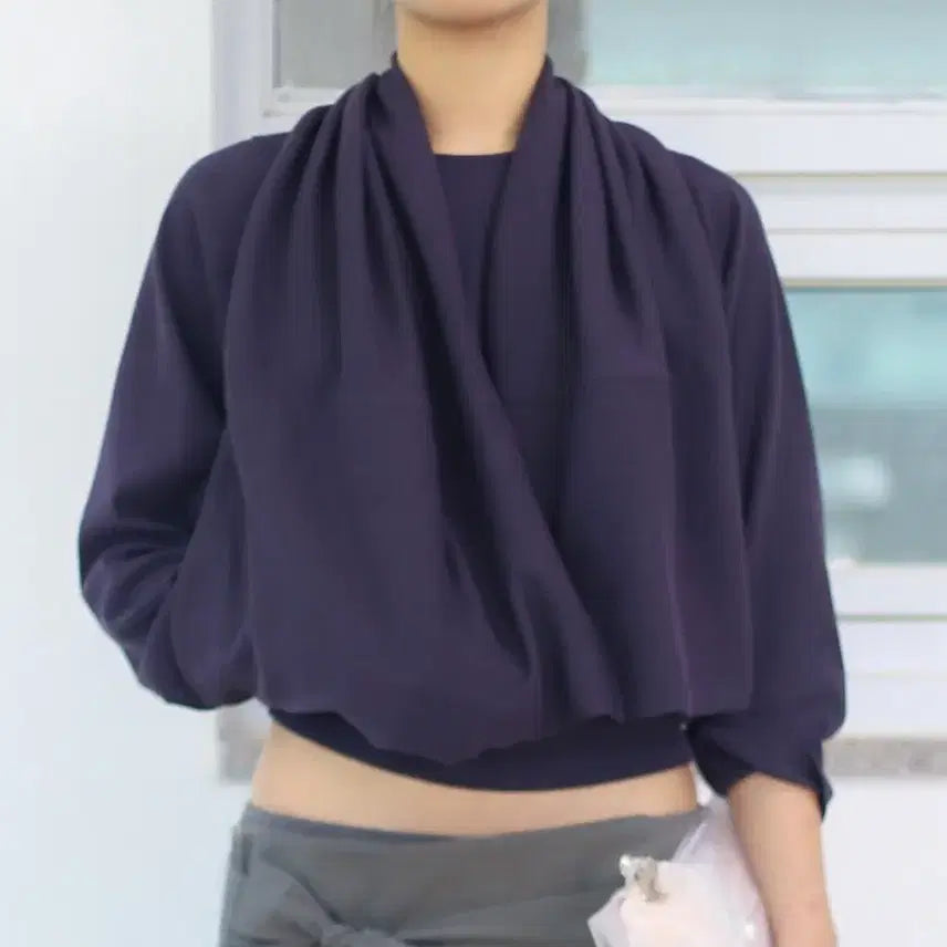 [BUNJANG] Chiyagi I Balloon You Top - Plum / 키야기 chiyagi I Balloon You Top - plum