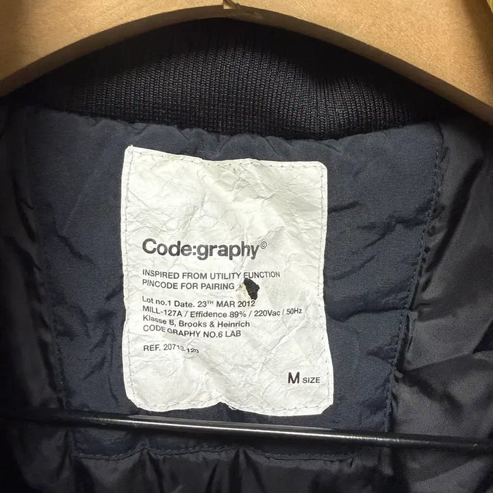 [BUNJANG] Code Graphy Nylon Racing Jacket / (141) 코드그라피 나일론 레이싱자켓