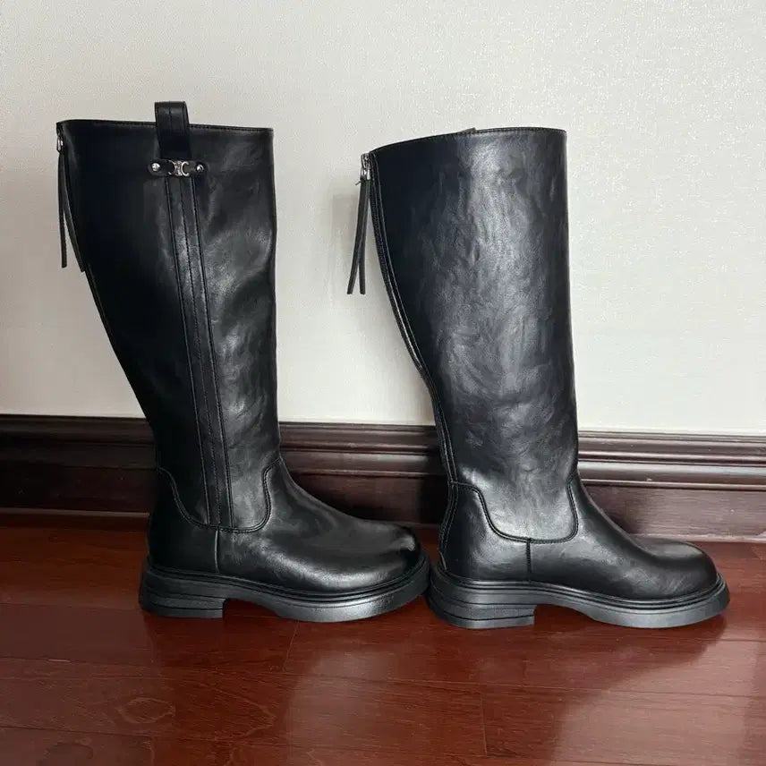 [BUNJANG] Leather Long Boots / 소가죽 롱부츠 245 셀*느