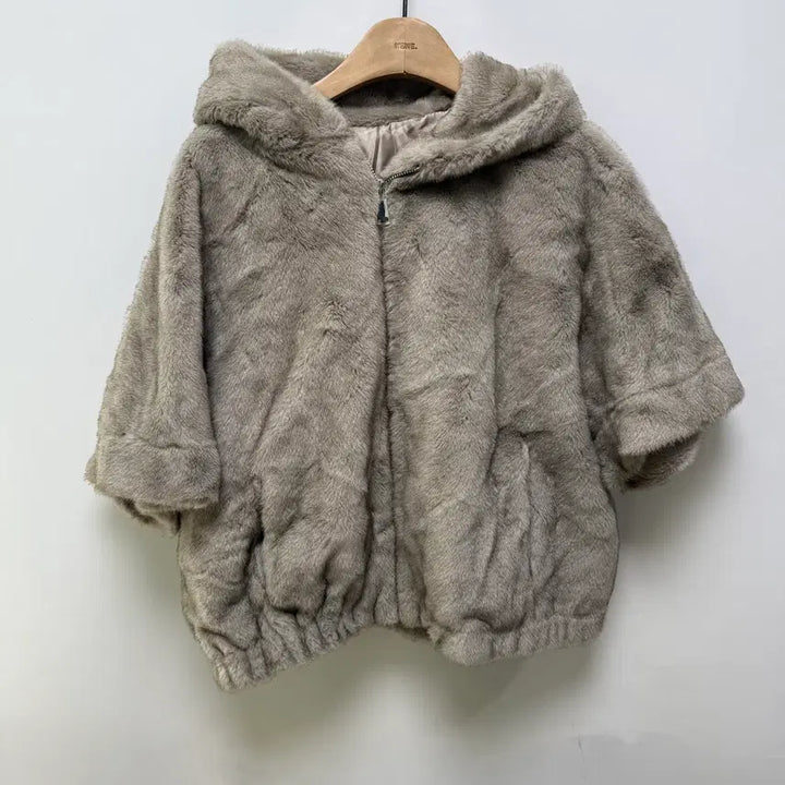 [BUNJANG] THE IZZAT Faux Fur Jacket / (172) THE IZZAT 이잣 페이크퍼 자켓