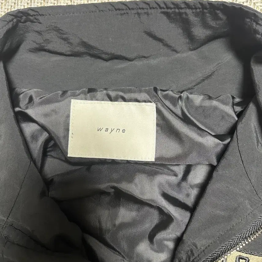 [BUNJANG] Wayne Black Bomber Jacket / wayne 웨인 블랙 봄버 자켓 F