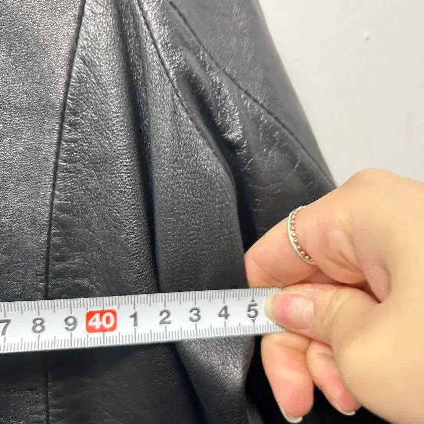 [BUNJANG] Women's Black Leather Jacket M / 여성 블랙 양가죽 자켓 M