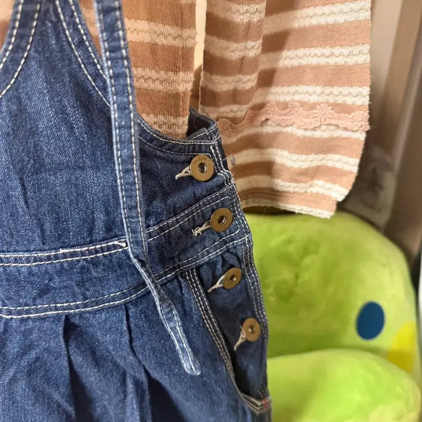 [BUNJANG] Ilbe Denim Overalls / 일브 데님 멜빵바지