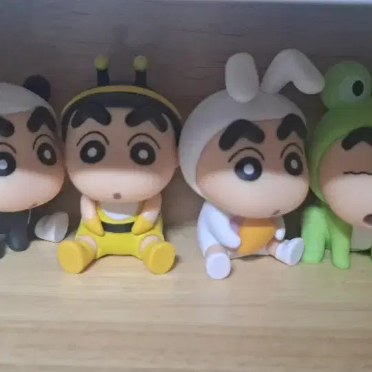 [BUNJANG] Crayon Shin-chan Animal Pajama Figure Set / 짱구 동물피규어 세트(6개입)